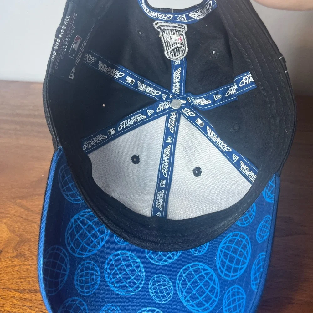 New Era Black World Series Champions Hat